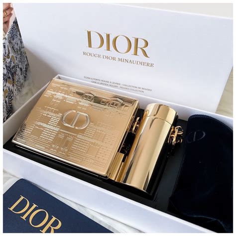 dior lip set with bag